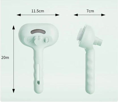 3-in-1 Self-Cleaning Steam Pet Brush