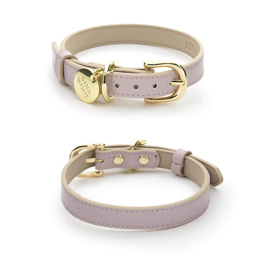 NINA WOOF Milan Vegan Leather Small Dog Collar